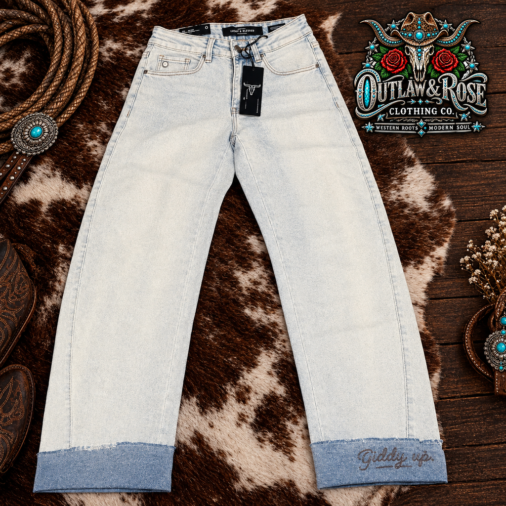 Mid-Rise Boyfriend Barrel Jeans